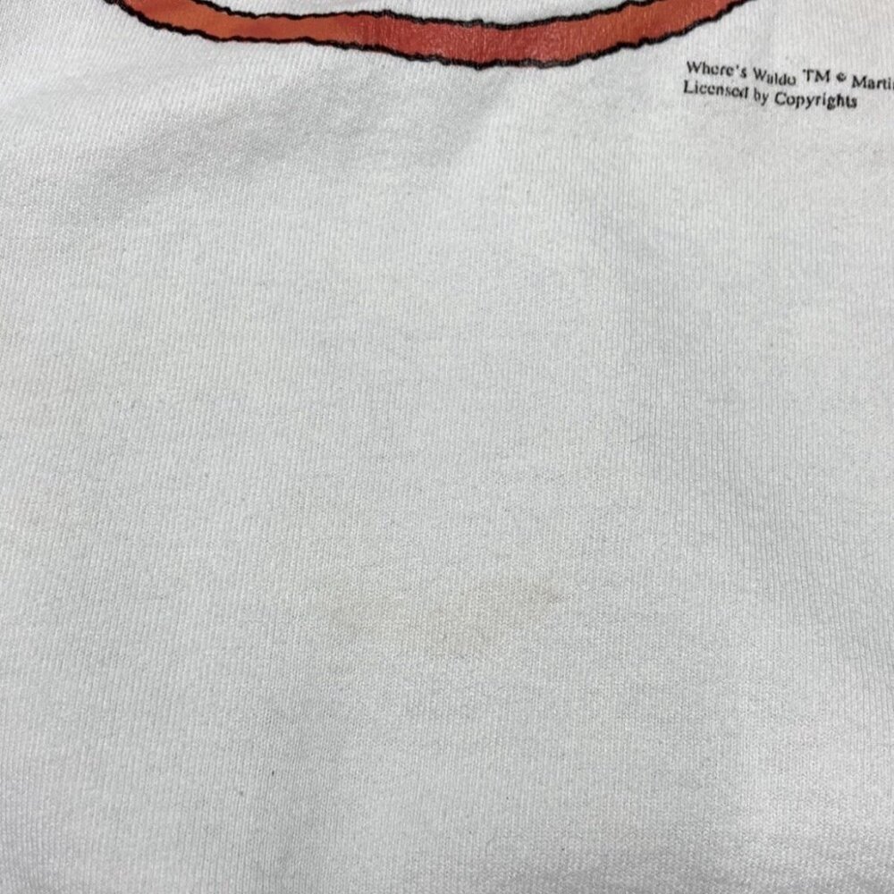 Vintage where’s Waldo crewneck sweatshirt 1991 licensed cartoon promo XL - Picture 5 of 8